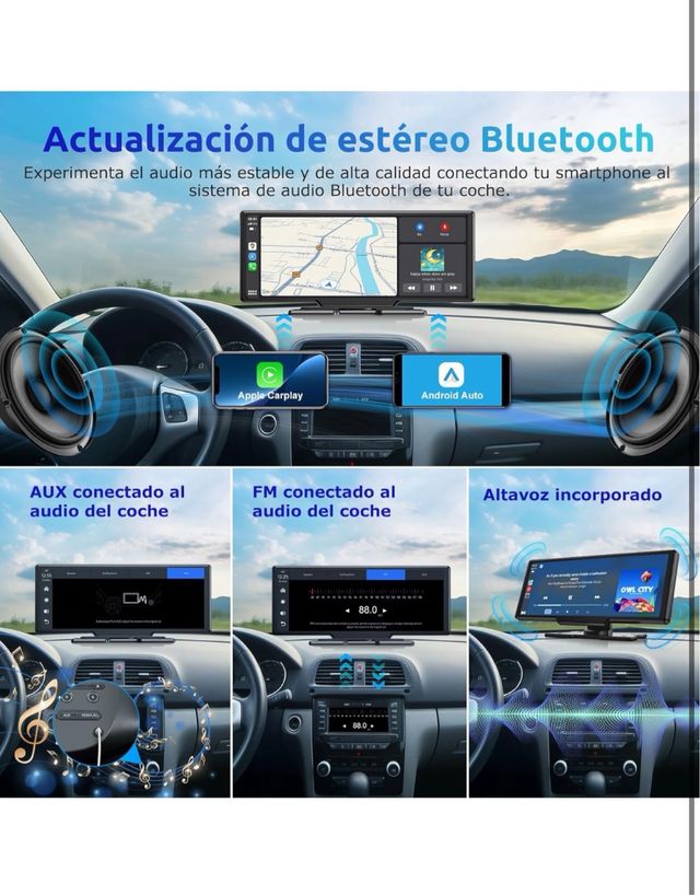 Pantalla ESSGOO 10.26" CarPlay Android Auto