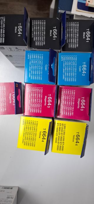 Tintas Epson 664 EcoTank - 10uds