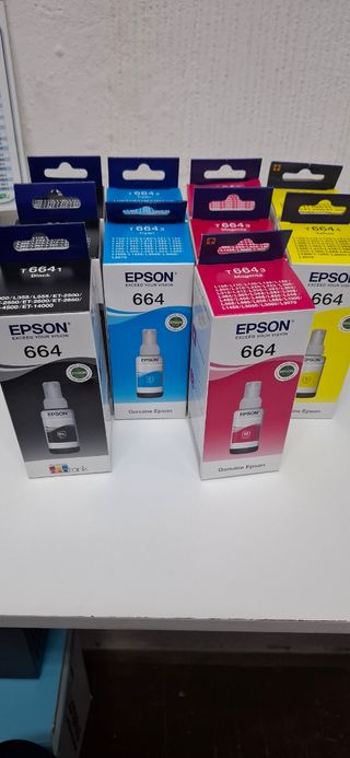Tintas Epson 664 EcoTank - 10uds