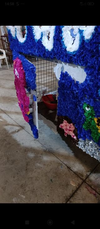 Carroza desfile: temática marina