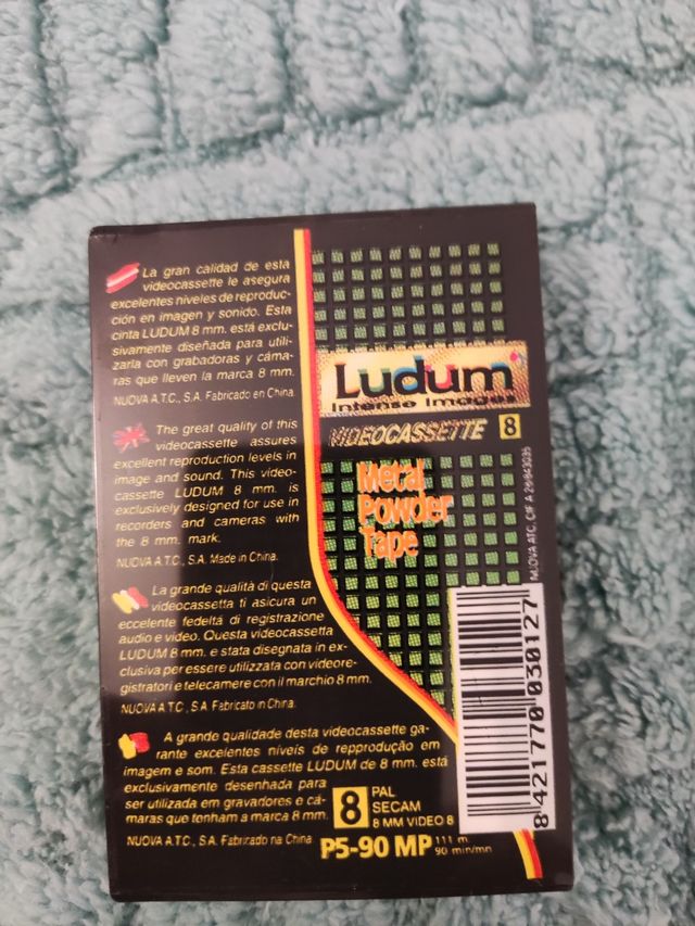 Cinta VHS Ludum 8 Metal Powder - NUEVA