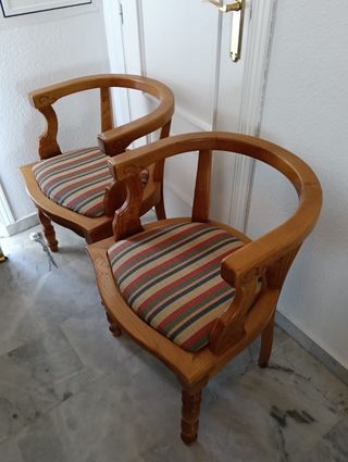 Butacas madera