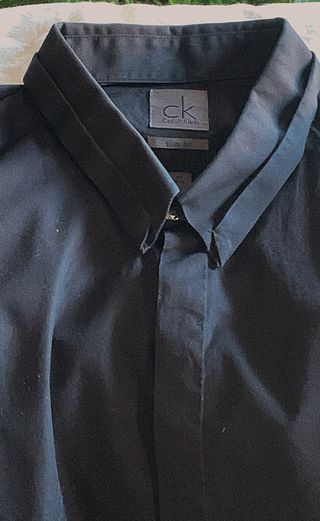 Camicia elegante nera uomo Calvin Klein 42 (16 1/2