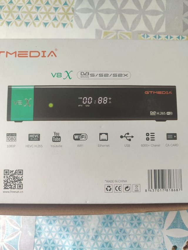 Gtmedia V8X: Receptor de TV