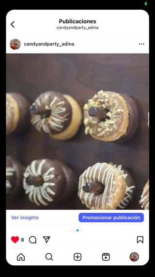 Soporte madera donuts - eventos