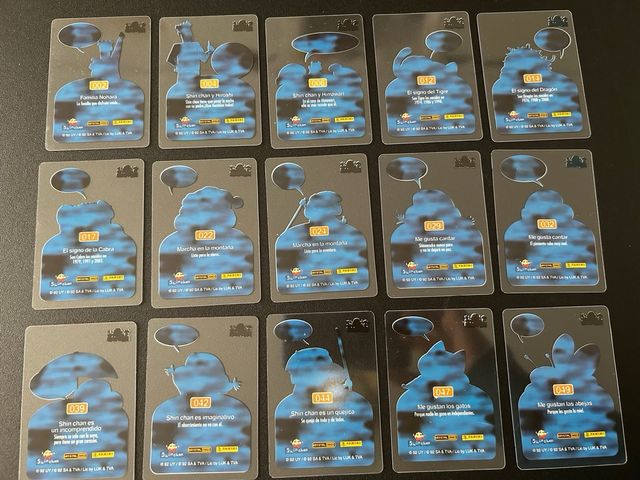 Cartas Shin Chan Panini (Años 2000)