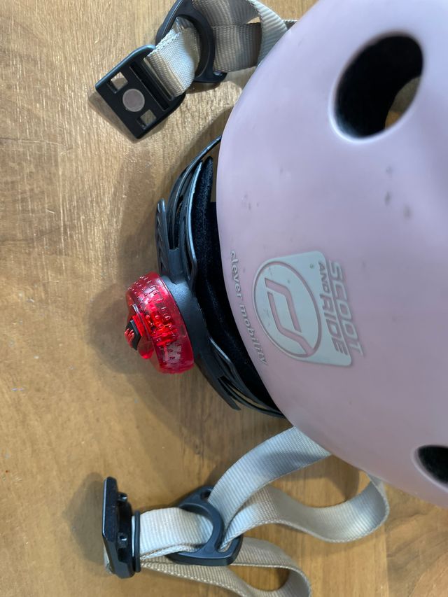 Casco patinete bici niña rosa