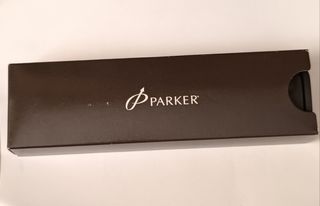 Lote 6 Bolígrafos Parker plateado