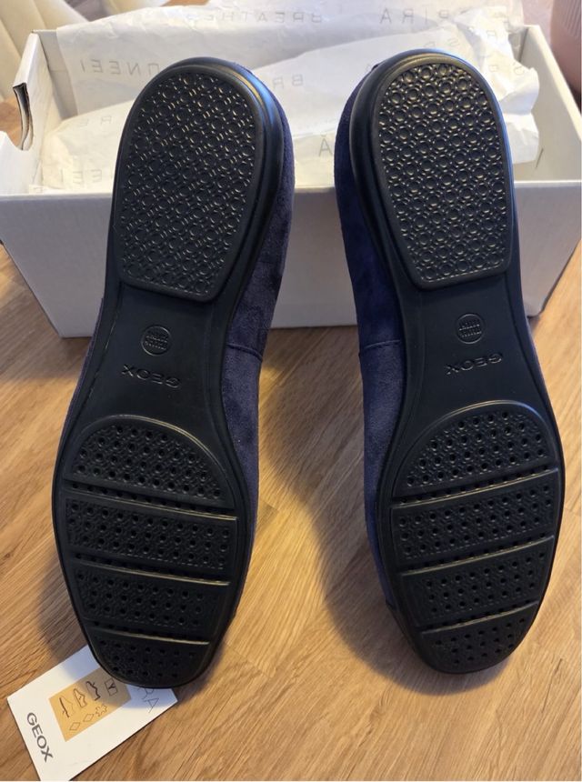 Zapatos Geox Respira - Azul Marino