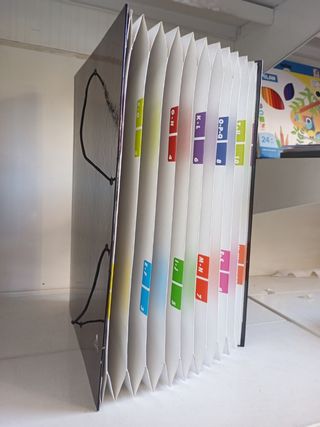 Carpeta acordeón 12 separadores