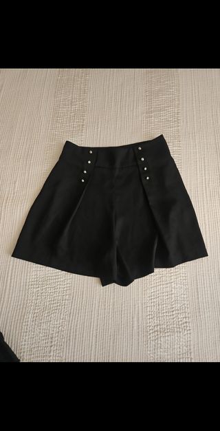 Shorts negros Zara - talla XS