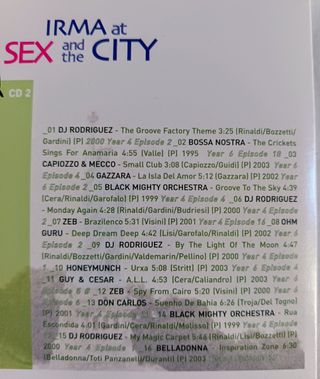 Irma at Sex and the City - 3 CDs