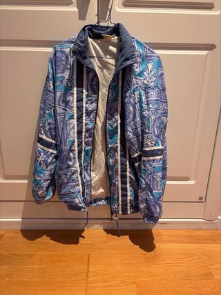 Chaqueta vintage azul turquesa