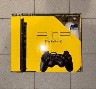 PS2 Slim + Volante Thrustmaster Ferrari