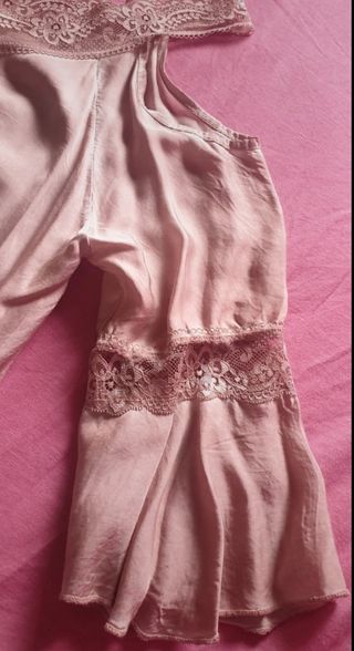 Blusa lencera Rosa empolvado