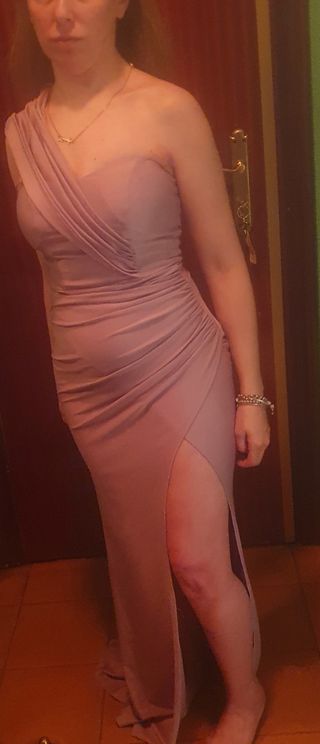 Vestido Lila Tirantes - Fiesta
