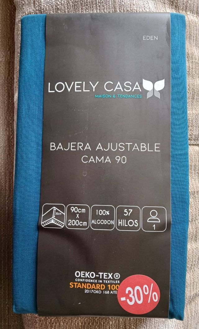 Bajera ajustable cama 90 - 100% algodón