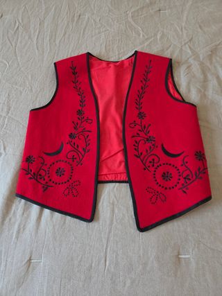 Chaleco rojo musulmán talla S-M