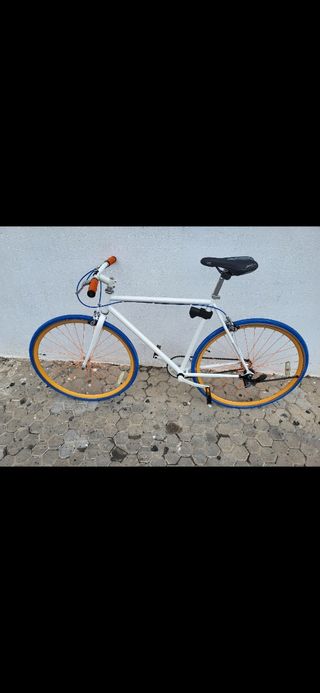 Bicicleta Fixie Blanca