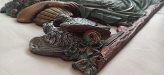 Placa decorativa pared - relieve