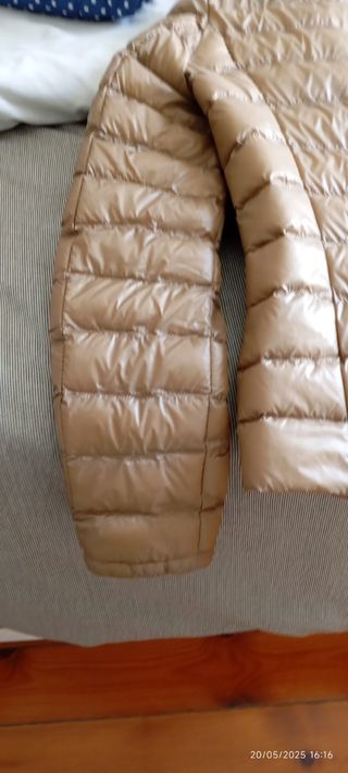 Chaqueta plumifero beige