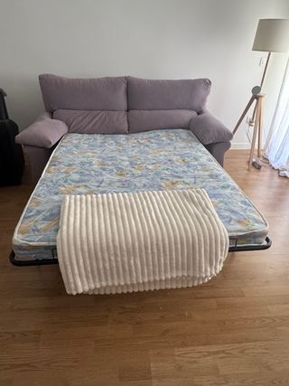 Sofá cama 3 plazas - Lila
