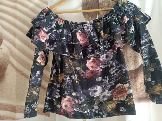 Blusa estampada .tejido gordito