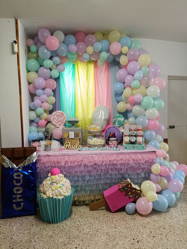 Decoración fiesta: Candy Bar