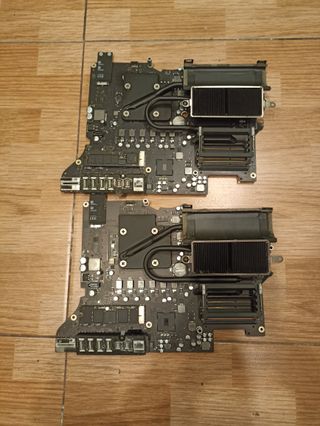 2 Placas base Imac 27 5K 2014 i5 averiadas