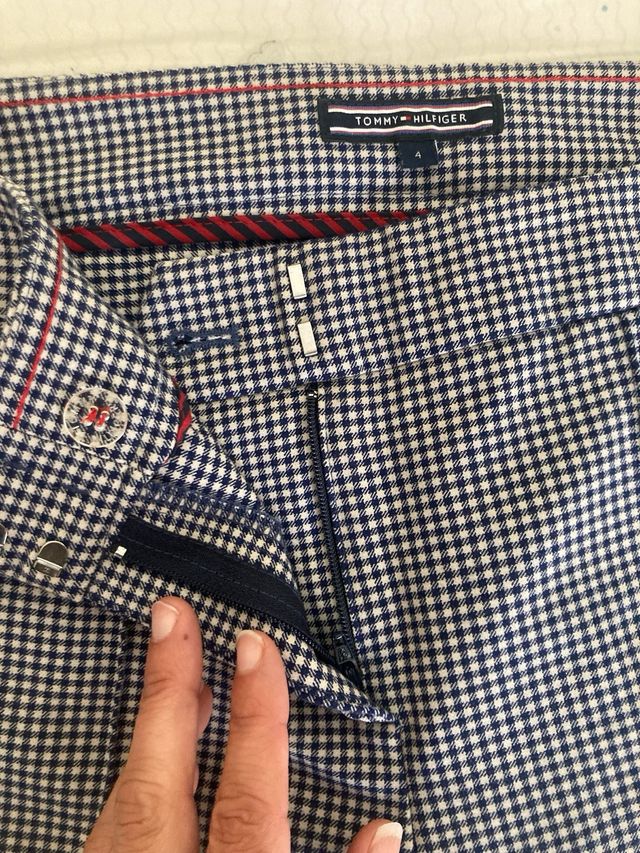 Pantalón Tommy Hilfiger cuadros vichy