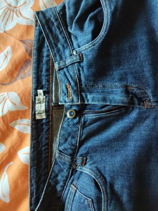 2 Jeans Mujer Talla 38 - Azul y Gris