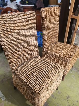Sillas ratán - 2 unidades