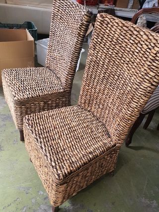 Sillas ratán - 2 unidades