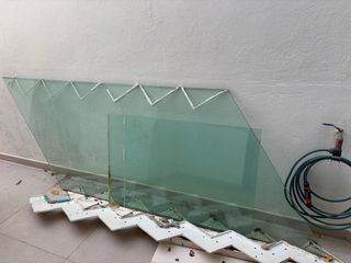 Cristal templado gran tamaño