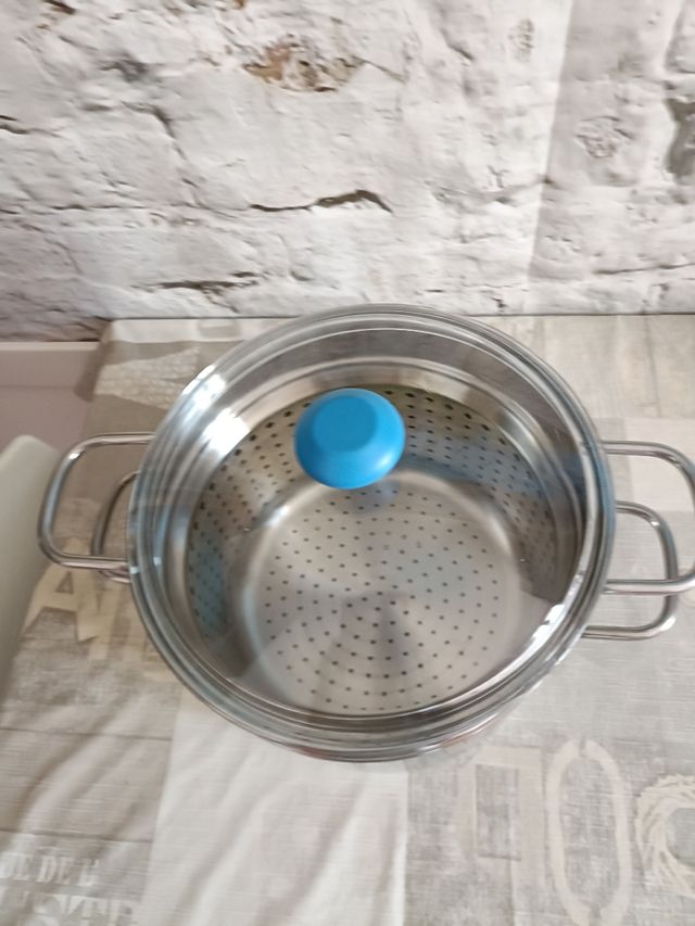 Pentola pastaiola Lagostina 18/10 acciaio inox