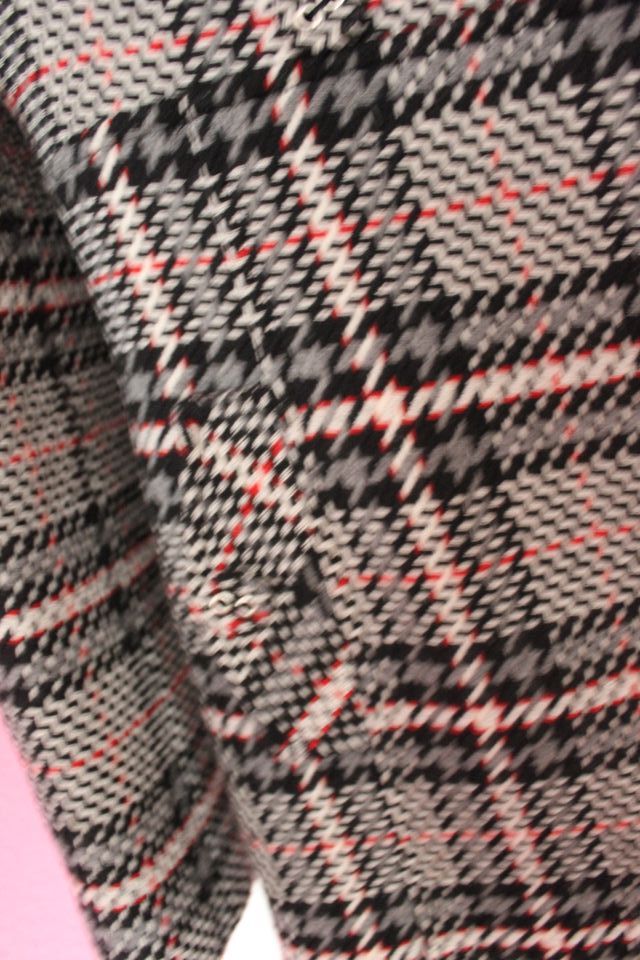 Abrigo de cuadros Individual