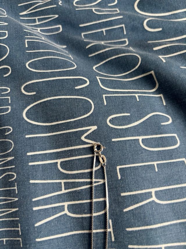 Collar Plata Cruz - Cadena fina