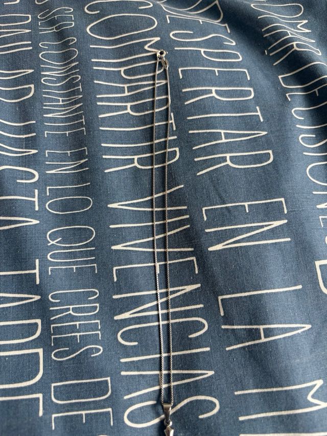 Collar Plata Cruz - Cadena fina