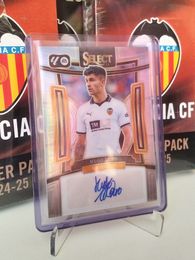 Carta Hugo Duro Autógrafo Valencia CF