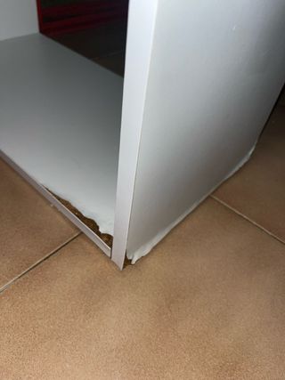 Escritorio blanco y gris - 1 ud.