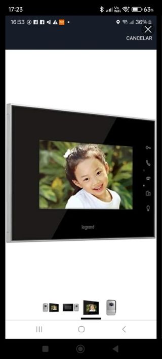 Pantalla 7" para Videoportero Legrand