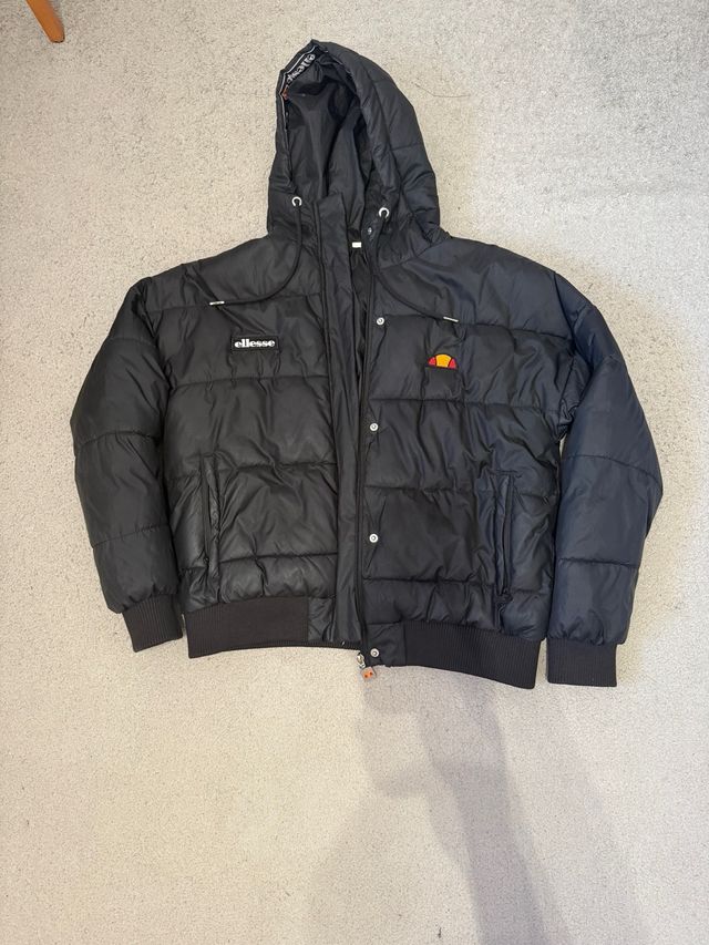 ellesse Chaqueta Plumas Negra - Talla 20