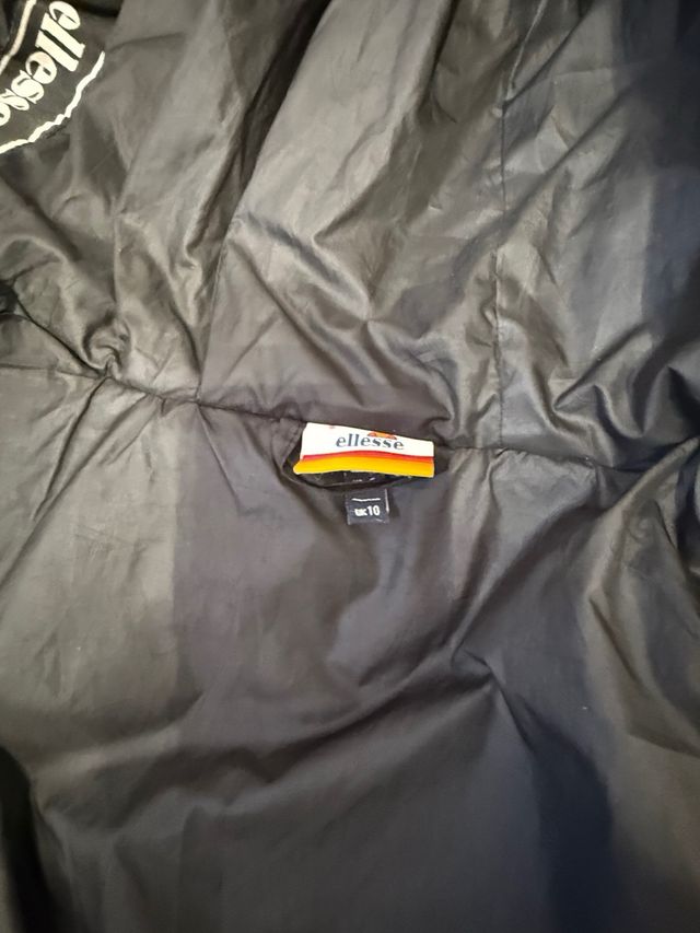 ellesse Chaqueta Plumas Negra - Talla 20