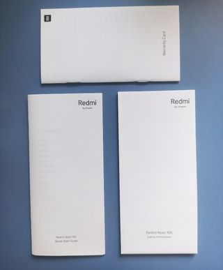 Xiaomi Redmi Note 10S y Redmi 9A -Caja vacía