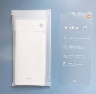 Xiaomi Redmi Note 10S y Redmi 9A -Caja vacía