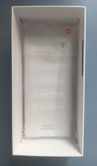 Xiaomi Redmi Note 10S y Redmi 9A -Caja vacía
