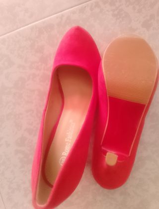 Tacones rojos Rome Fashion -talla 38