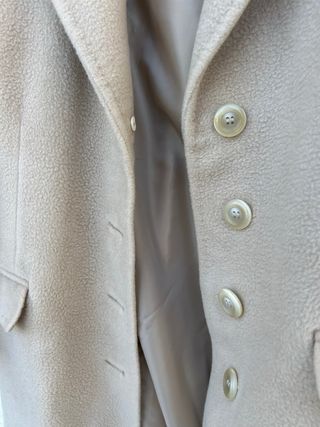 Cappotto lana beige elegante