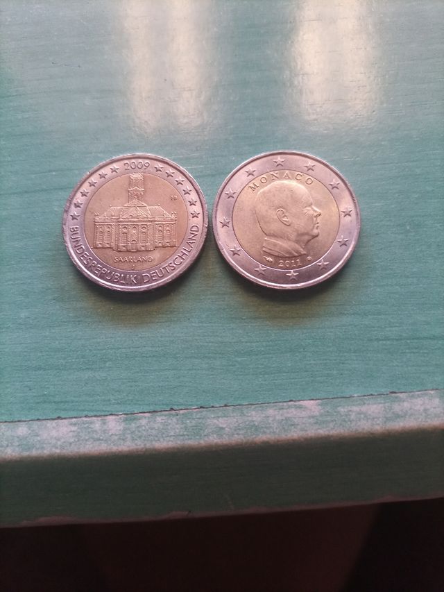 8 Monedas Euro Conmemorativas