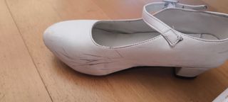 Zapatos baile blancos